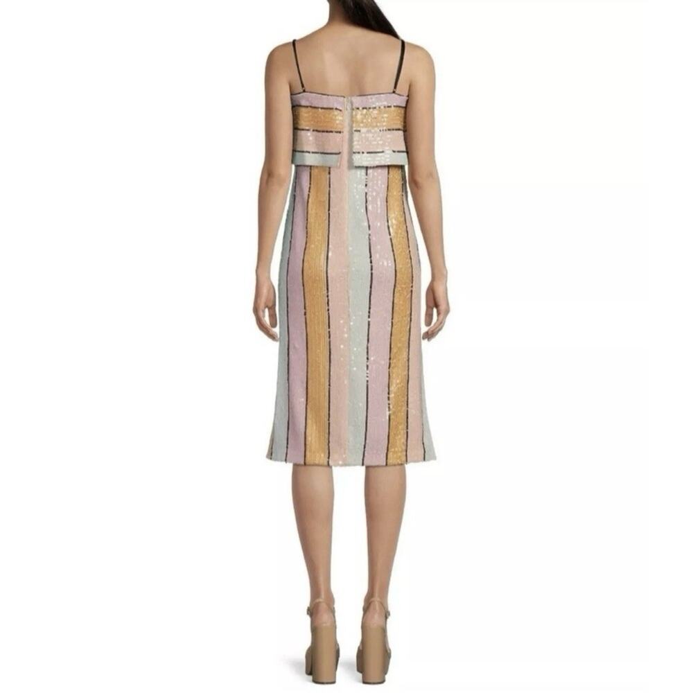 NWT Gianni Bini Halston Multi-Color Sequin Stripe… - image 3